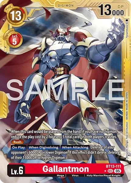 Gallantmon (Foil - Secret Rare 4 · Sec · Normal) · 2023 · ADVANCED BOOSTER DIGIMON GENERATION