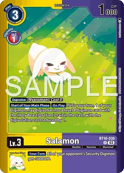 Salamon (Coloured Border - Alternative Art · R · Foil) · 2023 · LIMITED CARD PACK BILLION BULLET