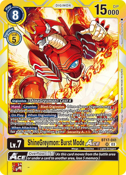 ShineGreymon: Burst Mode ACE - Image 1