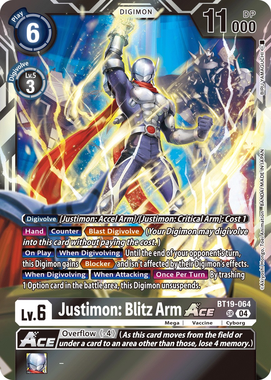 Justimon: Blitz Arm ACE - Image 1