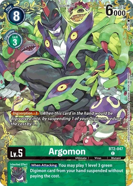 Argomon (Rare Pull 3 · C · Normal) · 2020 · BOOSTER DUAL REVOLUTION