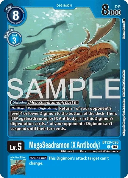 MegaSeadramon (X Antibody) (Coloured Border - Alternative Art · R · Foil)