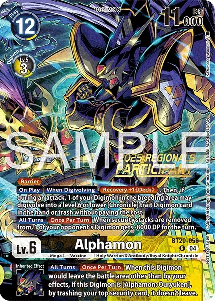 Alphamon (Participation Stamp - Participation · R · Foil) · 2025 · SPECIAL BOOSTER VER.2.5
