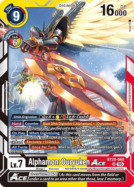 Alphamon: Ouryuken (Foil - Super Rare 3 · Sr · Normal)