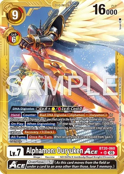 Alphamon: Ouryuken (Foil - Super Rare 4 · Sr · Normal)