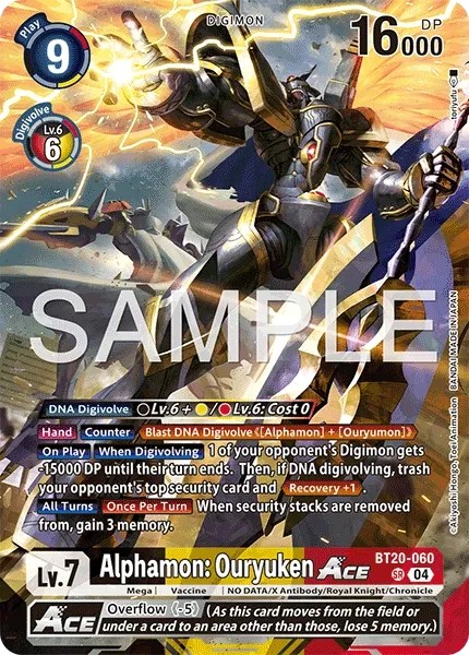 Alphamon: Ouryuken (Alternative Art 5 · Sr · Normal)
