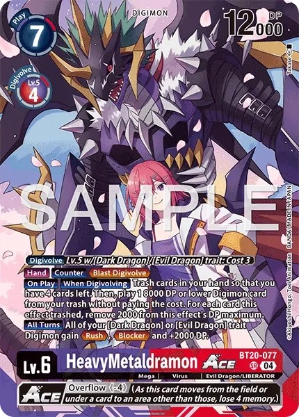 HeavyMetaldramon (Alternative Art 3 · Sr · Normal)