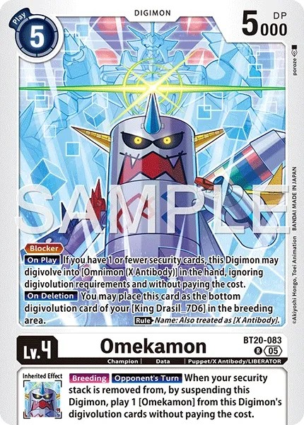 Omekamon (Foil - Rare 3 · R · Normal)