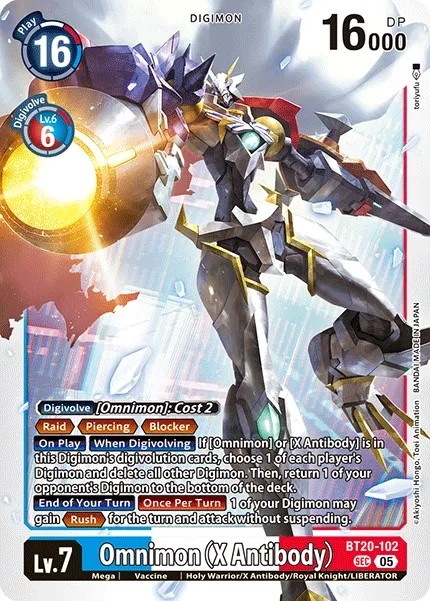 Omnimon (X Antibody) (Foil - Secret Rare 3 · Sec · Normal)