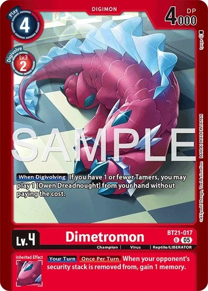 Dimetromon (Coloured Border - Alternative Art · U · Foil)