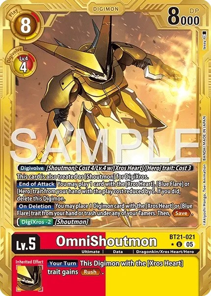 OmniShoutmon (Foil - Uncommon 2 · U · Normal)