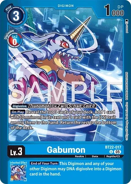 Gabumon (Coloured Border - Alternative Art · U · Foil)