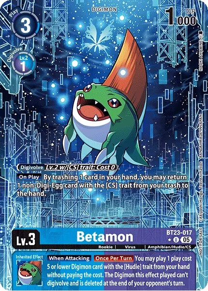 Betamon (Full Art - Box Topper · U · Normal)