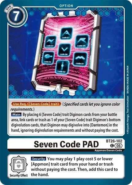 Seven Code PAD - Image 1