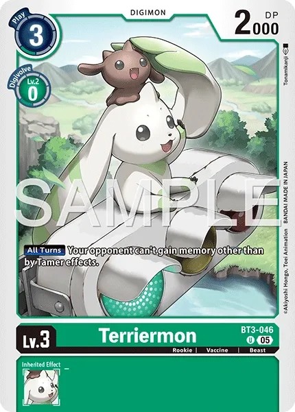 Terriermon (Foil - Uncommon 6 · U · Normal) · 2020 · ADVANCED BOOSTER DIGIMON GENERATION