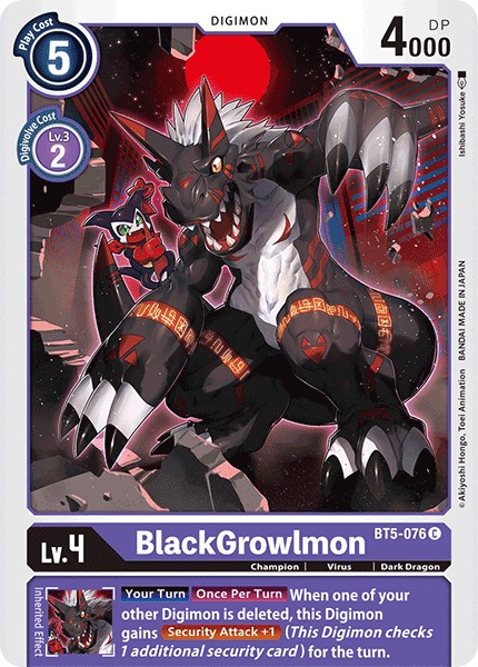 BlackGrowlmon - Image 1