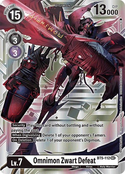 Omnimon Zwart Defeat - Image 1