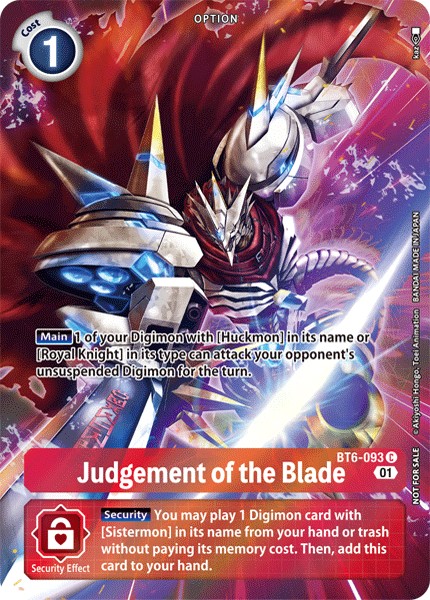Judgement of the Blade - Image 1
