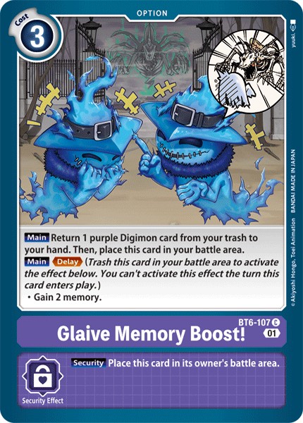 Glaive Memory Boost! - Image 1