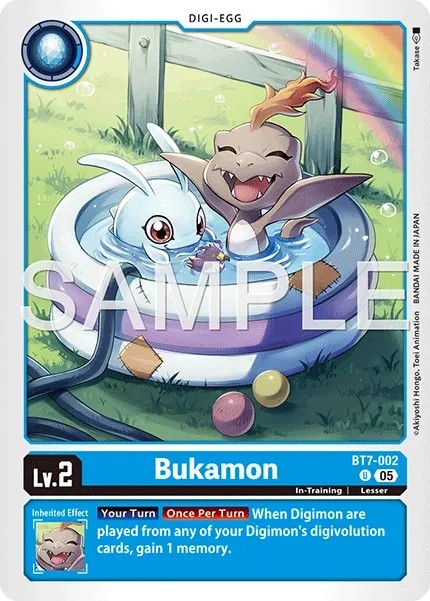 Bukamon (Foil - Uncommon · U · Normal) · 2021 · ADVANCED BOOSTER DIGIMON GENERATION