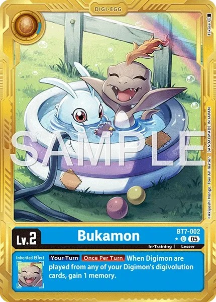 Bukamon (Foil - Uncommon 2 · U · Normal) · 2021 · ADVANCED BOOSTER DIGIMON GENERATION