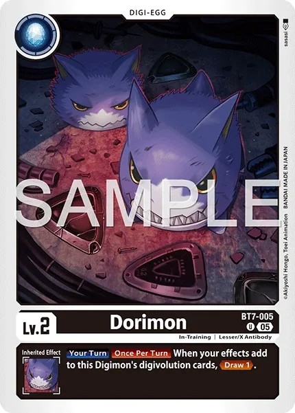 Dorimon (Foil - Uncommon 3 · U · Normal) · 2021 · ADVANCED BOOSTER DIGIMON GENERATION