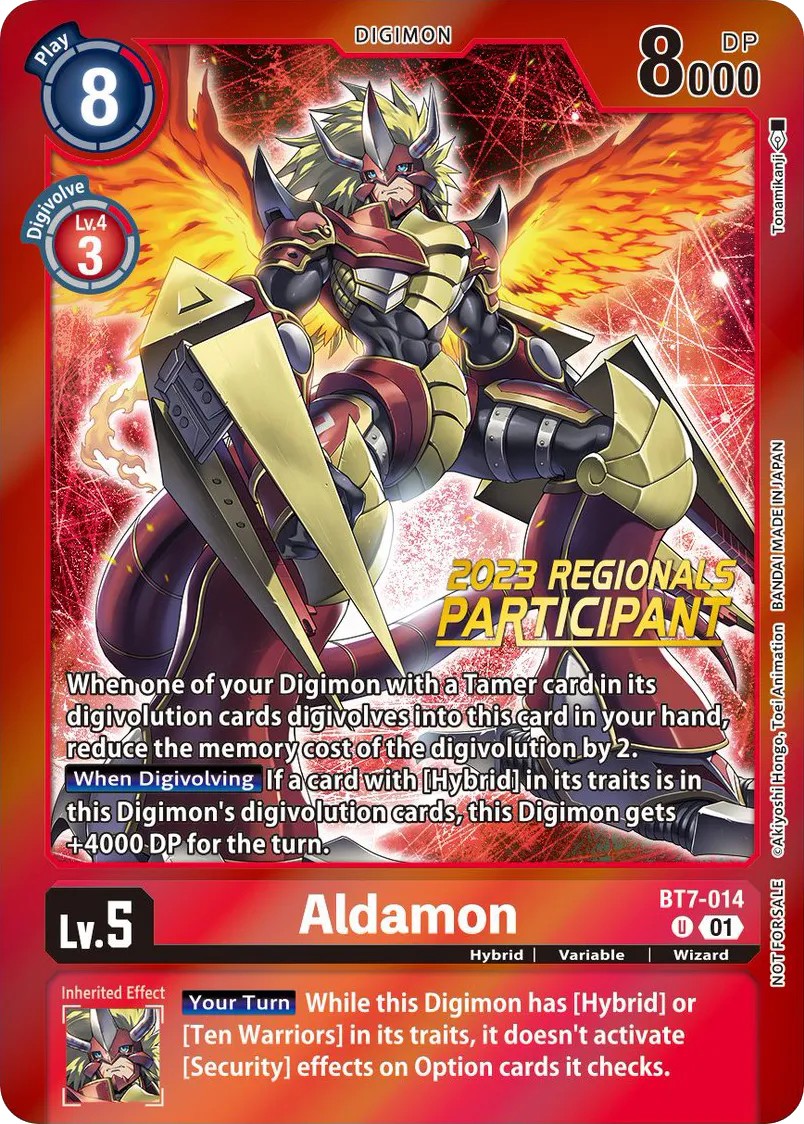 Aldamon (Participation Stamp - Participation · U · Foil) · 2021 · BOOSTER NEXT ADVENTURE