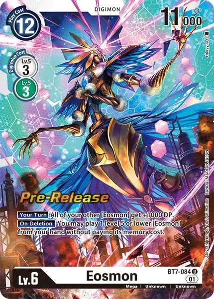 Eosmon (Pre Release Stamp - Uncommon 0 · U · Foil) · 2021 · BOOSTER NEXT ADVENTURE