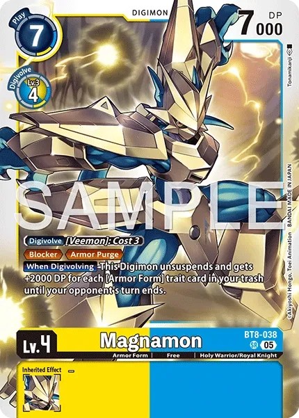 Magnamon (Foil - Super Rare 4 · Sr · Normal) · 2021 · ADVANCED BOOSTER DIGIMON GENERATION