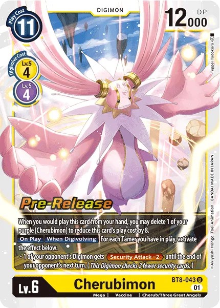 Cherubimon (Pre Release Stamp - Uncommon 0 · U · Foil) · 2021 · BOOSTER NEW AWAKENING
