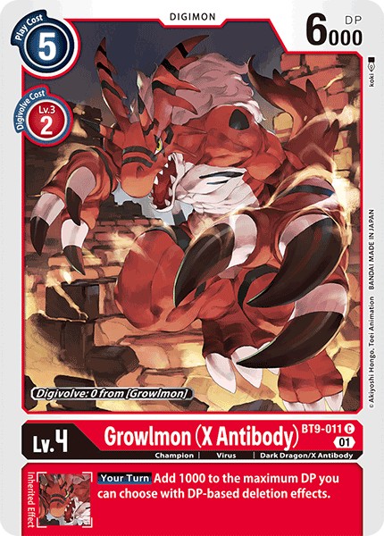 Growlmon (X Antibody) - Image 1