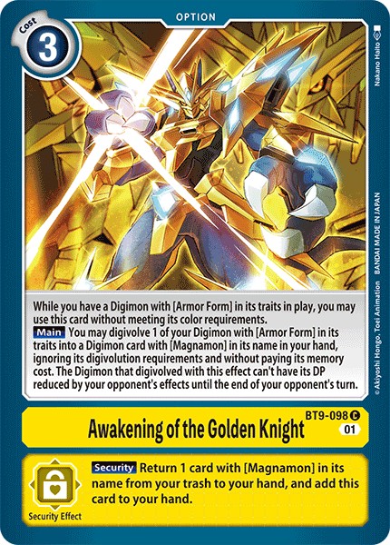 Awakening of the Golden Knight - Image 1