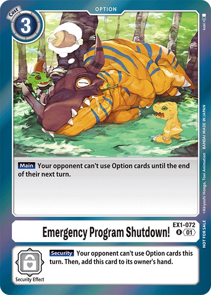 Emergency Program Shutdown! - Image 1