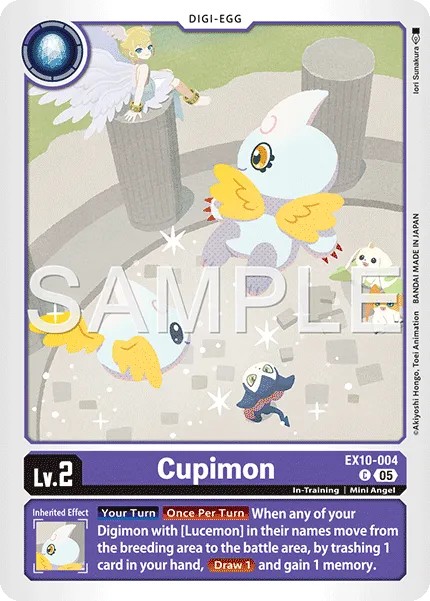 2025 Digimon Card Game EXTRA BOOSTER SINISTER ORDER Cupimon #EX10-004 trading card
