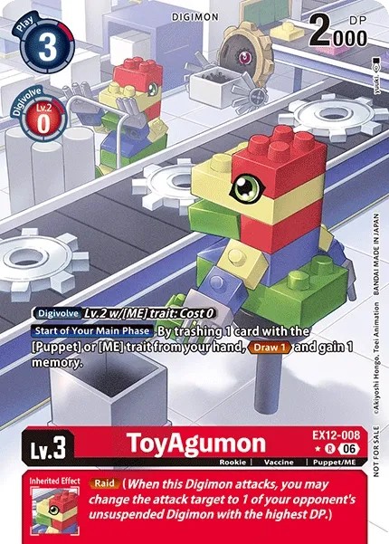 ToyAgumon (Full Art - Box Topper · R · Normal)