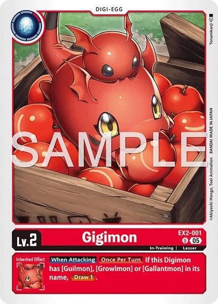 Gigimon (Foil - Uncommon 2 · U · Normal) · 2021 · ADVANCED BOOSTER DIGIMON GENERATION