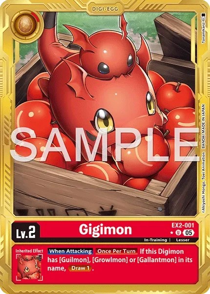 Gigimon (Foil - Uncommon 3 · U · Normal) · 2021 · ADVANCED BOOSTER DIGIMON GENERATION