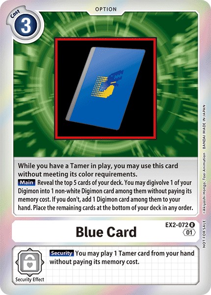 Blue Card - Image 1