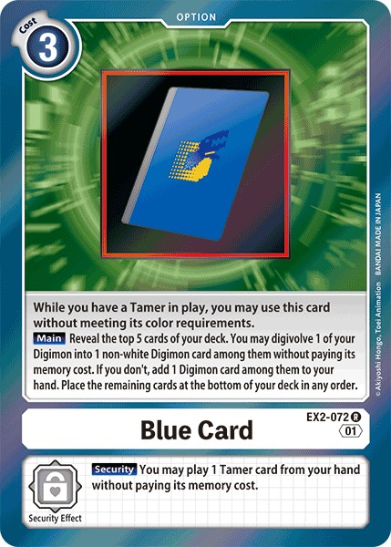 Blue Card - Image 1