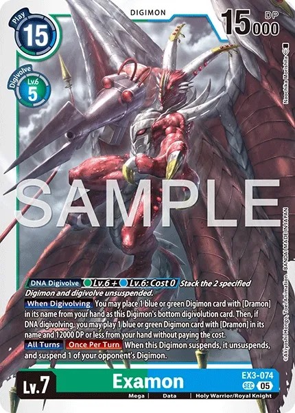 Examon (Foil - Secret Rare 2 · Sec · Normal) · 2022 · ADVANCED BOOSTER DIGIMON GENERATION