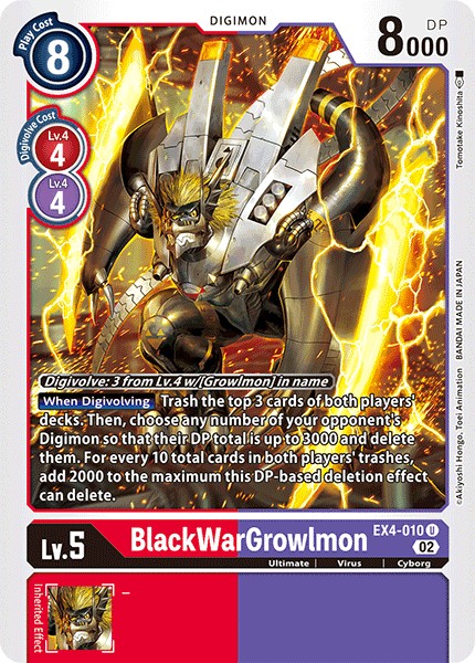BlackWarGrowlmon - Image 1