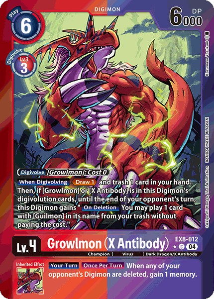 Growlmon (X Antibody) - Image 1