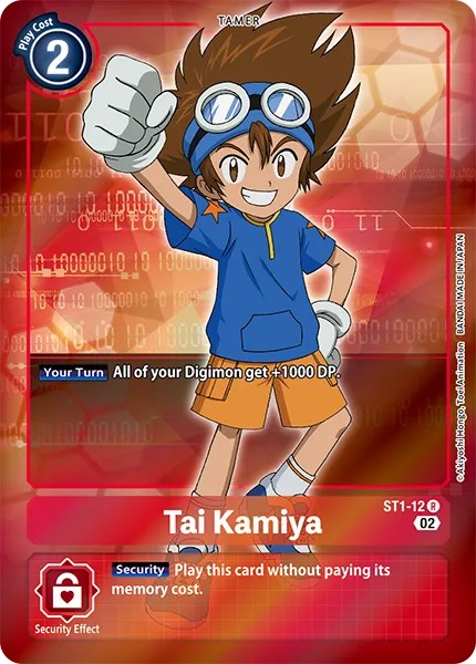 2020 Digimon Card Game Starter Deck Jesmon / ST-13: Starter Deck RagnaLoardmon Tai Kamiya #ST1-12 trading card
