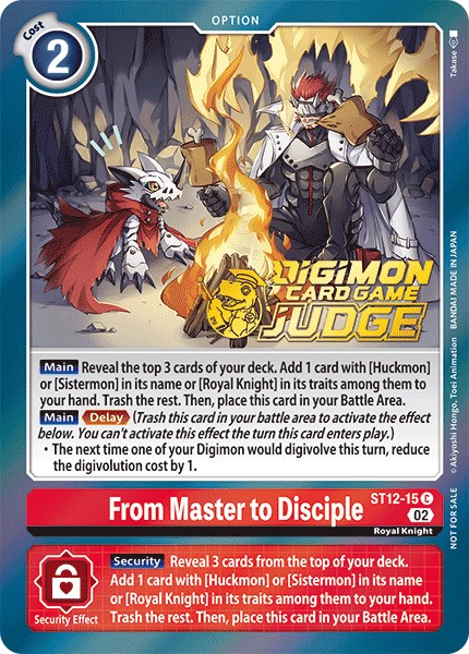 From Master to Disciple - Image 1