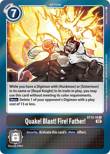 Quake! Blast! Fire! Father! - Image 1