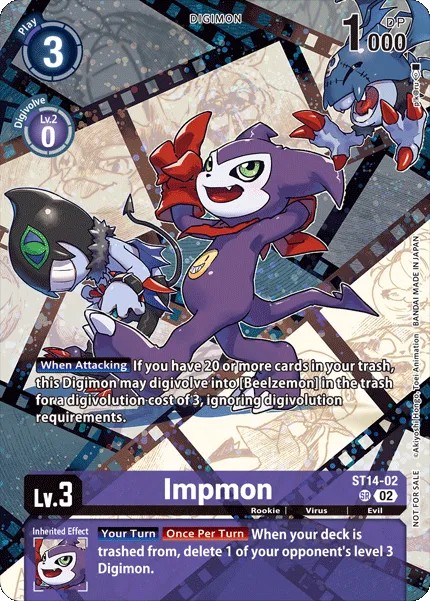 Impmon (Full Art - Box Topper 2 · Sr · Normal) · 2022 · Legend Pack 2025