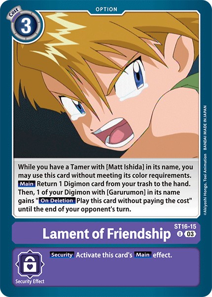 Lament of Friendship - Image 1