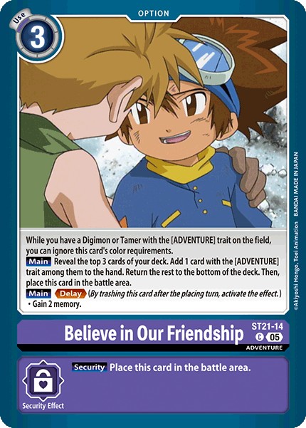 Believe in Our Friendship - Image 1