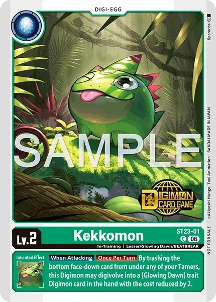 Kekkomon (Pre Release Stamp - Common · C · Foil)