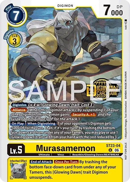 Murasamemon (Pre Release Stamp - Uncommon · U · Foil)